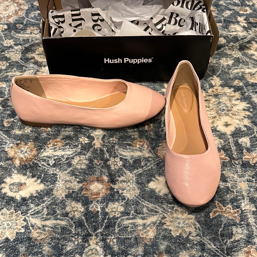 Hush Puppies Women's Blush Pink Flats